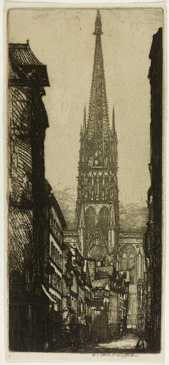 La Flèche, Rouen by Donald Shaw MacLaughlan