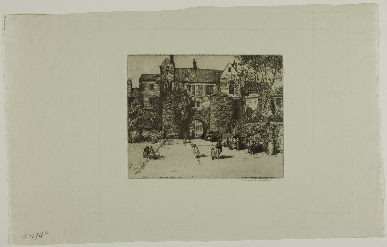 La Porte Gayole, Boulogne-sur-Mer by Donald Shaw MacLaughlan