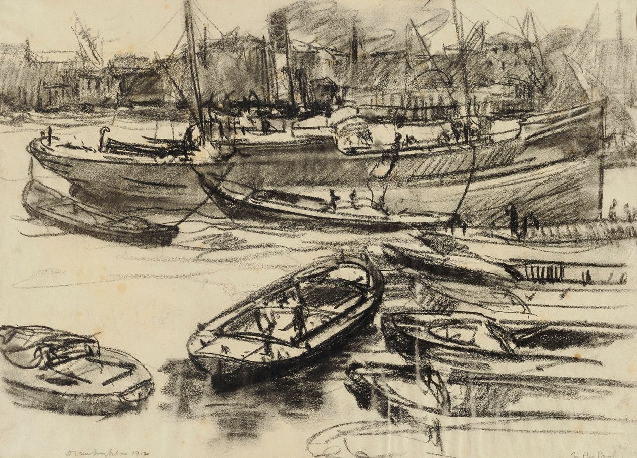 London in the Pool by Donald Shaw MacLaughlan