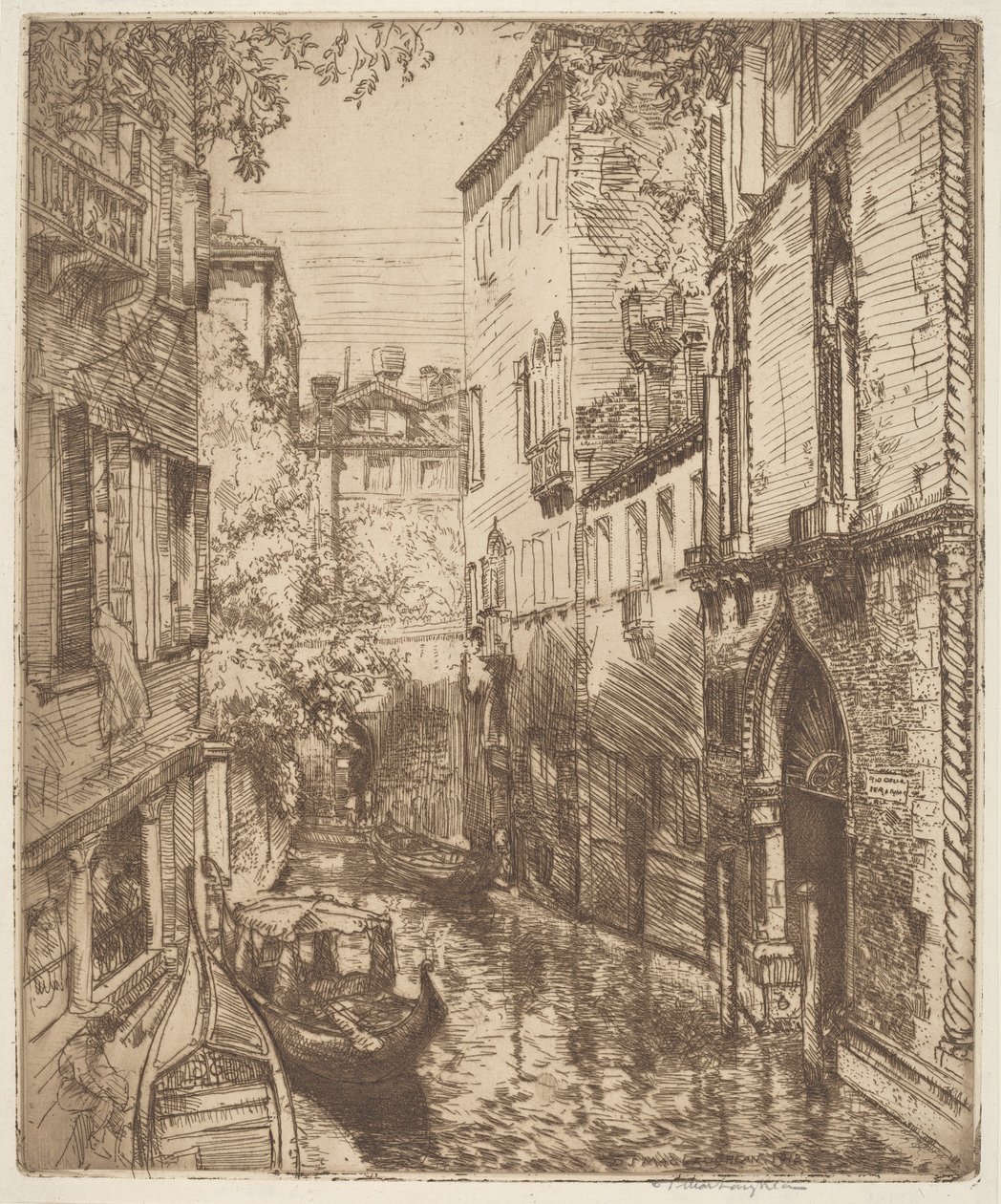Rio delle Verona, Venice by Donald Shaw MacLaughlan