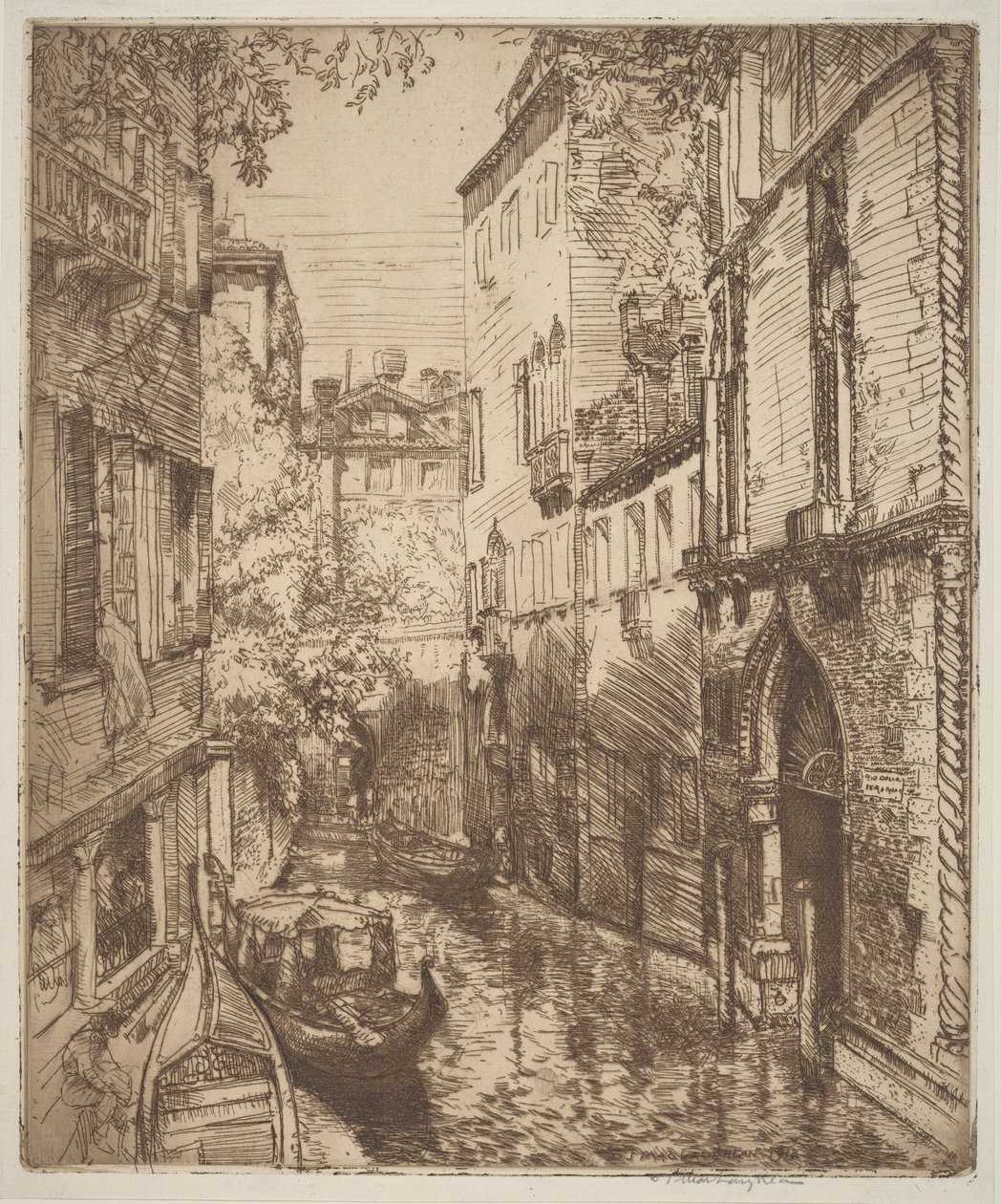 Rio delle Verona, Venice by Donald Shaw MacLaughlan