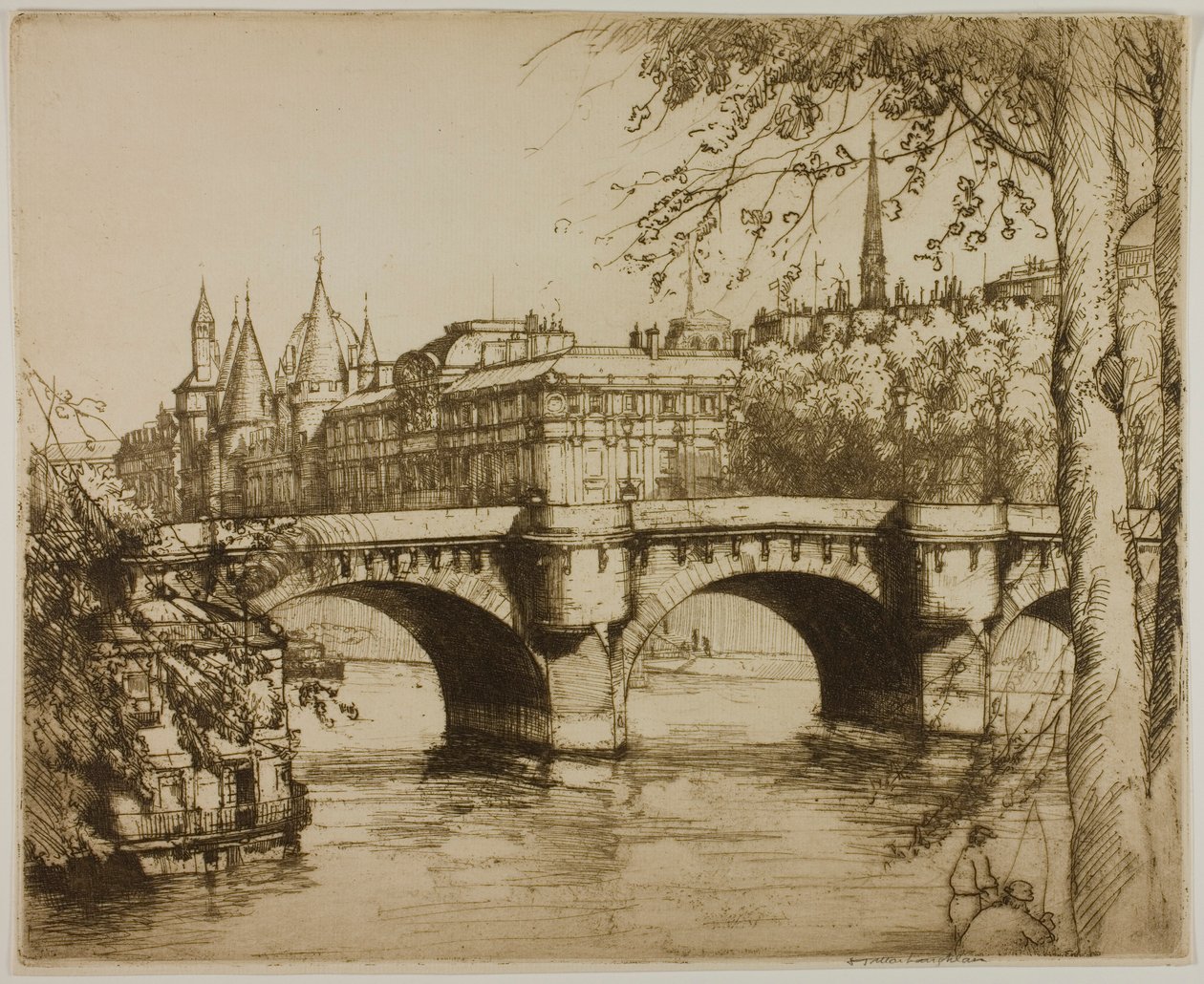 The Conciergerie, Paris by Donald Shaw MacLaughlan