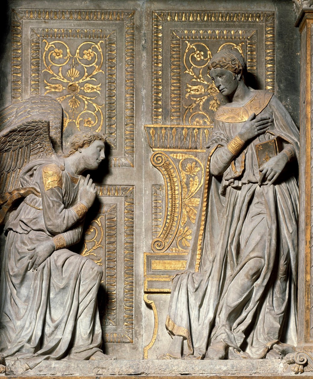 Annunciation (detail) by Donatello