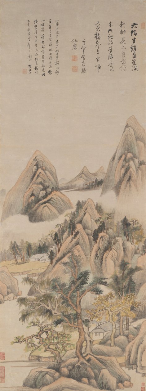 Reminiscence of Jian River by Dong Qichang