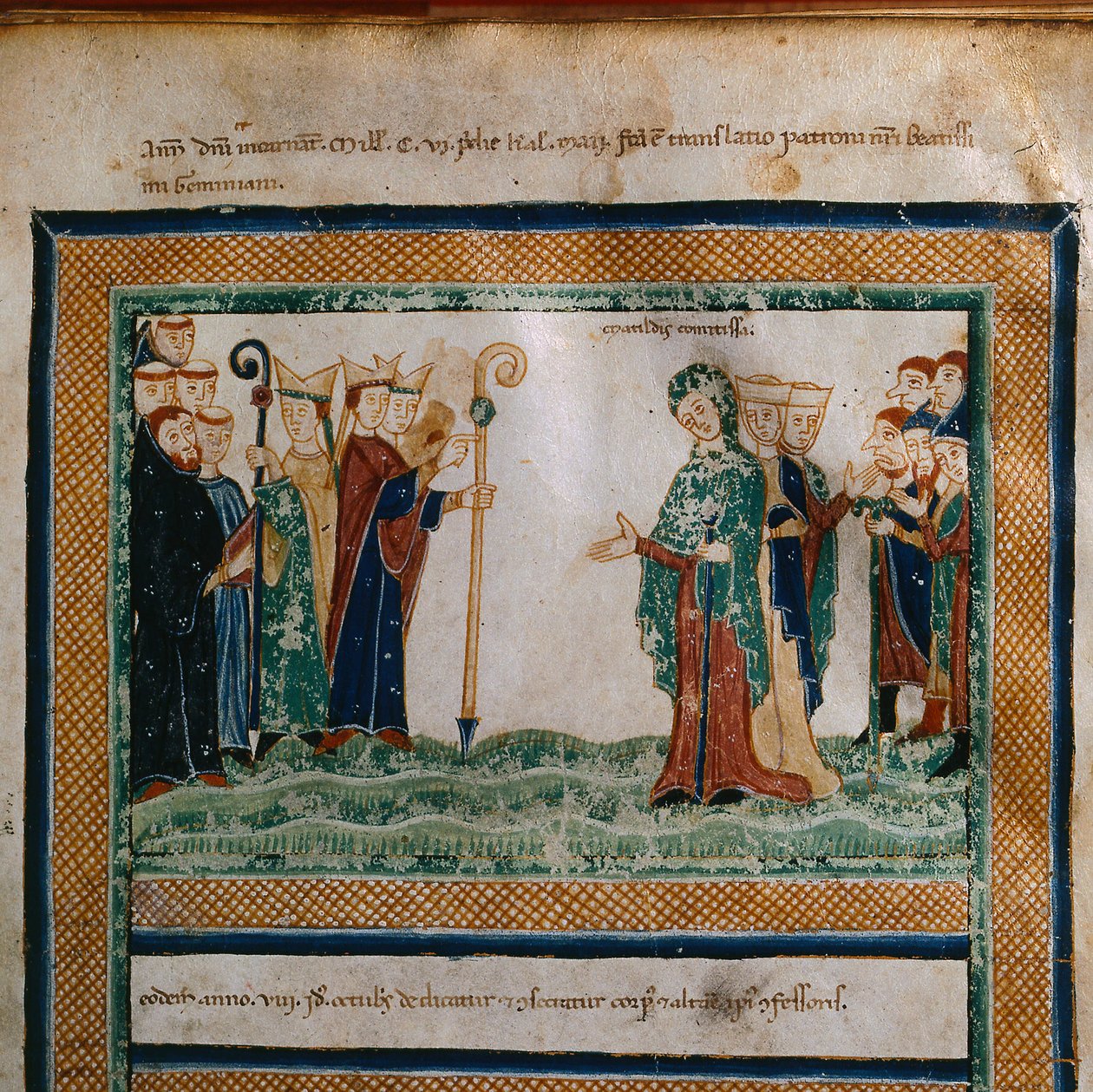 Matilda of Tuscany From: Vita Mathildis di Donizone di Canossa, Between 1111 and 1115 by Donizone di Canossa