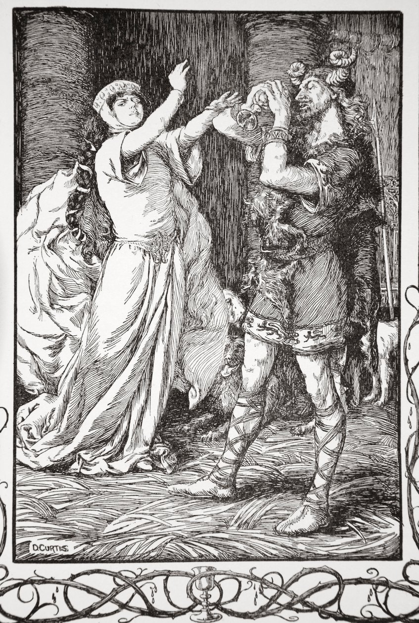 The Queen Cried to Him to Forbear by Dora Curtis