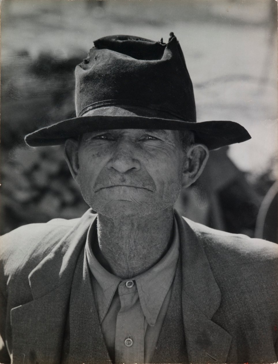 Ex-Tenant Farmer on Relief Grant, Imperial Valley, California by Dorothea Lange
