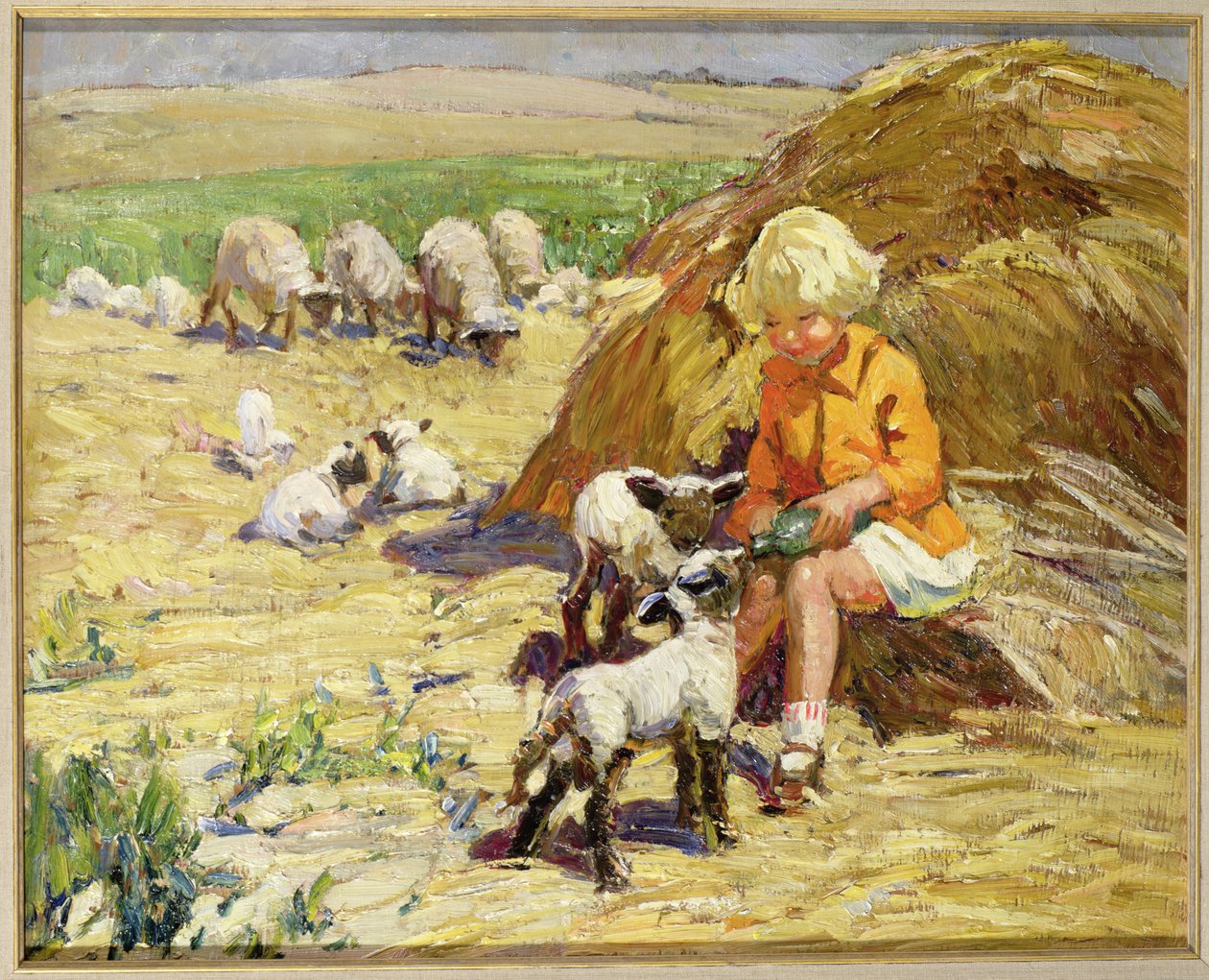 Feeding the Lambs by Dorothea Sharp