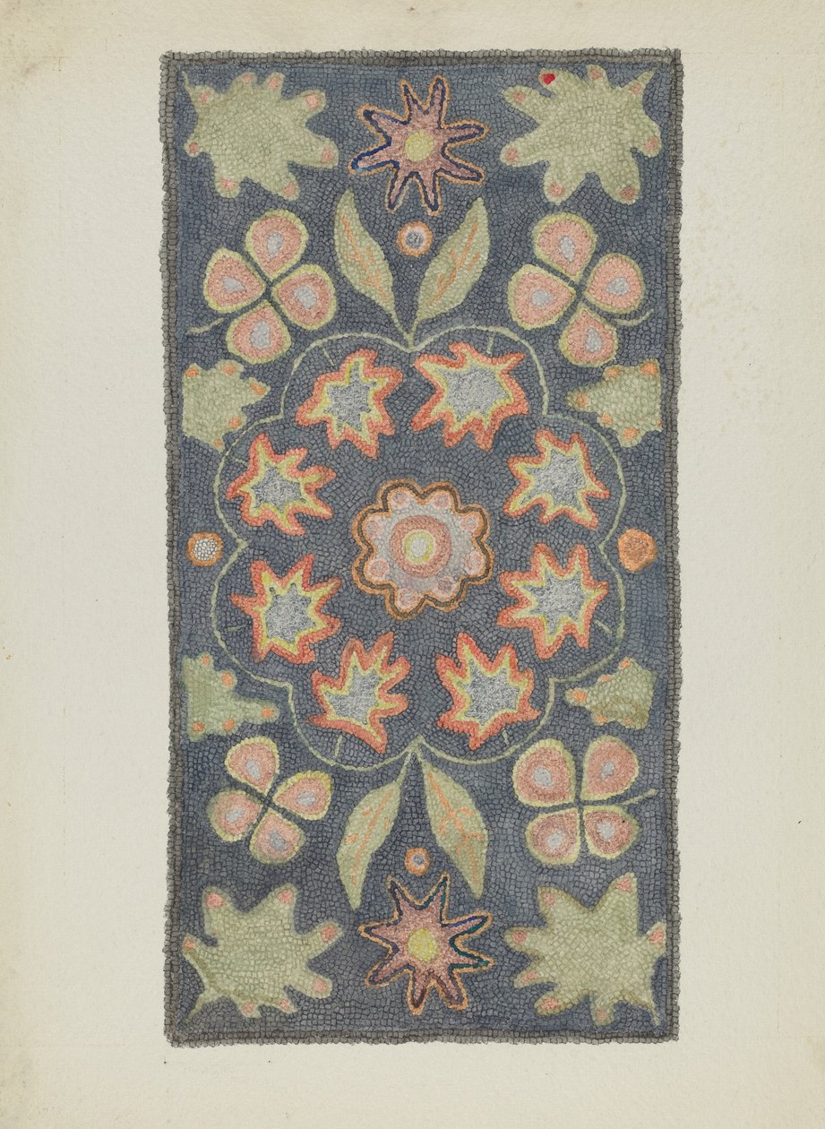 Hooked Rug by Dorothy Lacey