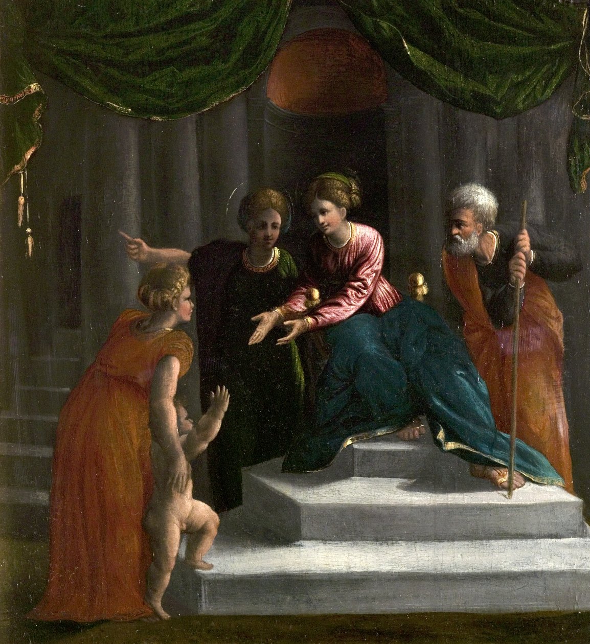 The Christ Child Learning to Walk (Presentation in the Temple) by Dosso Dossi
