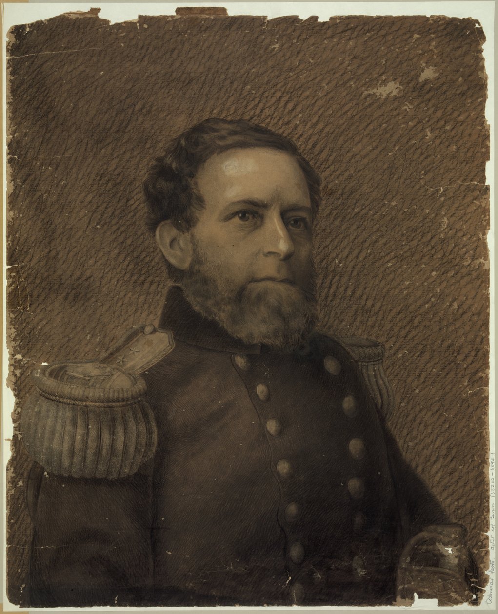 Admiral Andrew H. Foote, Head-and-Shoulders Portrait, in Military Uniform by Drawings