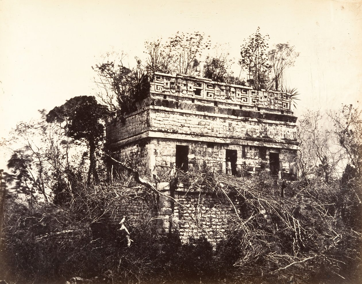 The Prison, at Chichen-Itza by Désiré Charnay