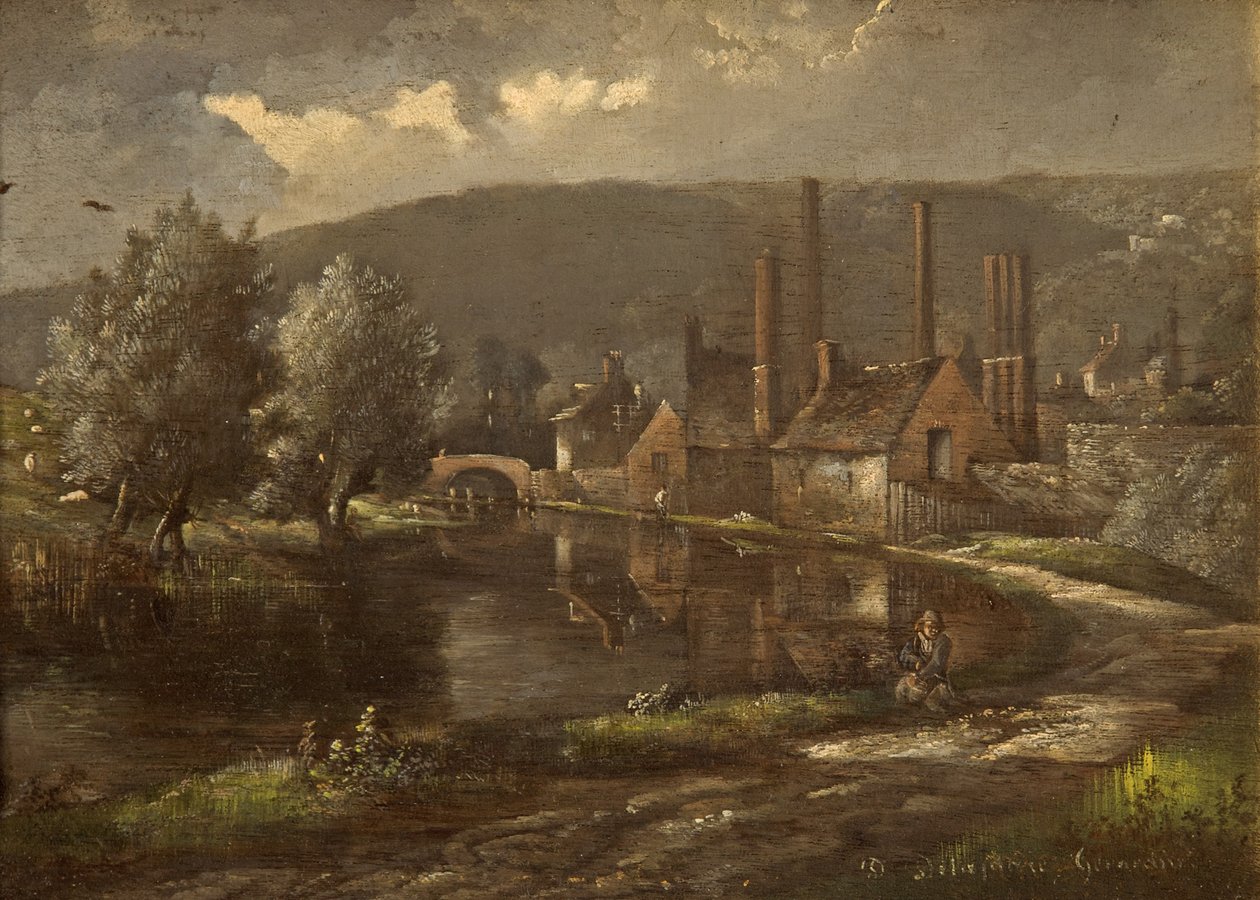 Partridge Dye House, Bowbridge, Stroud, Gloucestershire by Désiré Delaplace Gérardin