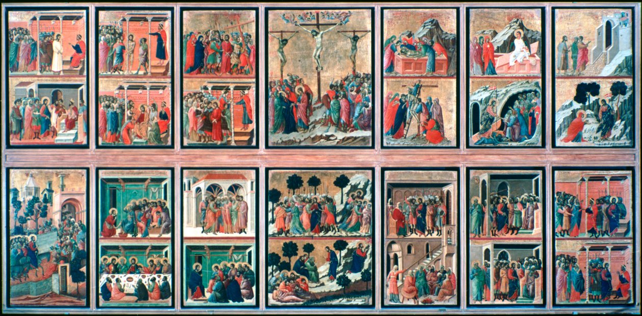 Maesta, Stories of the Passion, 1308-1311 by Duccio di Buoninsegna