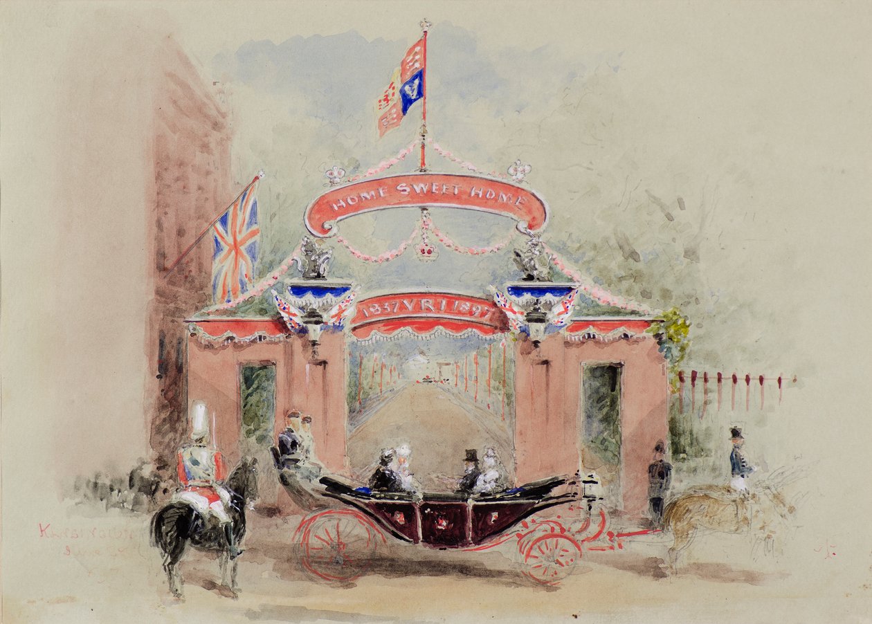 Entrance to Kensington Palace by Duchess of Argyll Princess Louise
