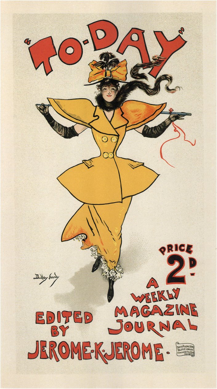 Journal To-Day, edited by Jerome K. Jerome Poster by Dudley Hardy