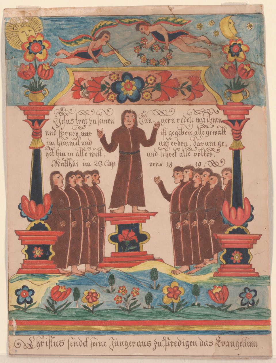Jesus Went to His Disciples, c.1810-20 by Durs Sr. and Rudy, Durs Jr. Rudy