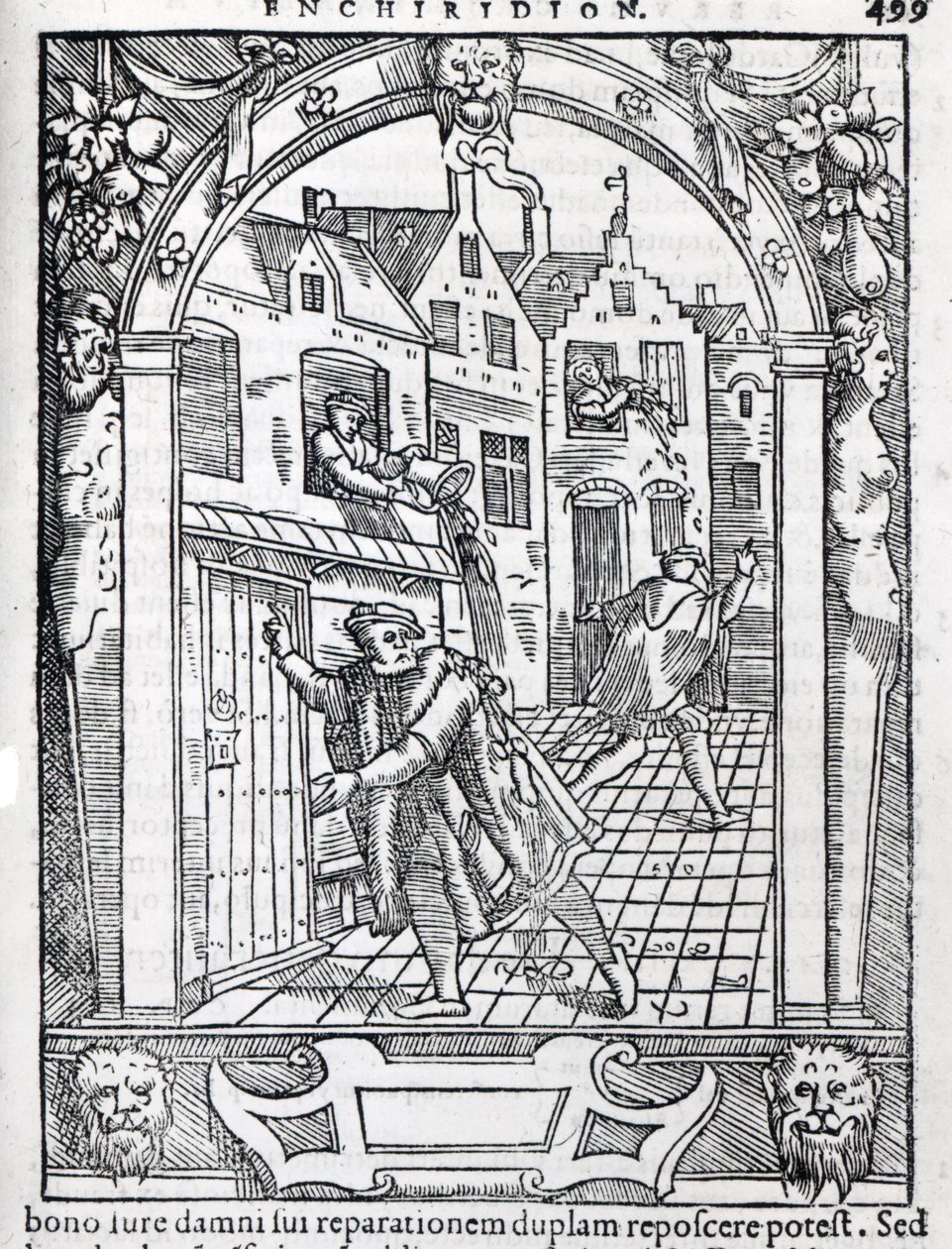 Emptying the Chamber Pots, Illustration from 