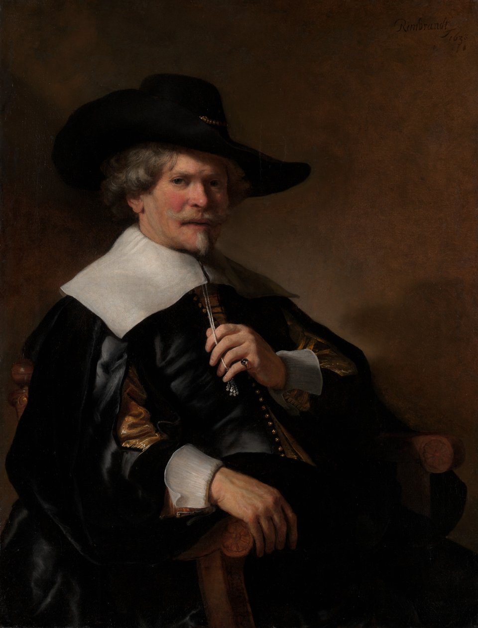 Portrait of a Man Seated in an Armchair by Dutch