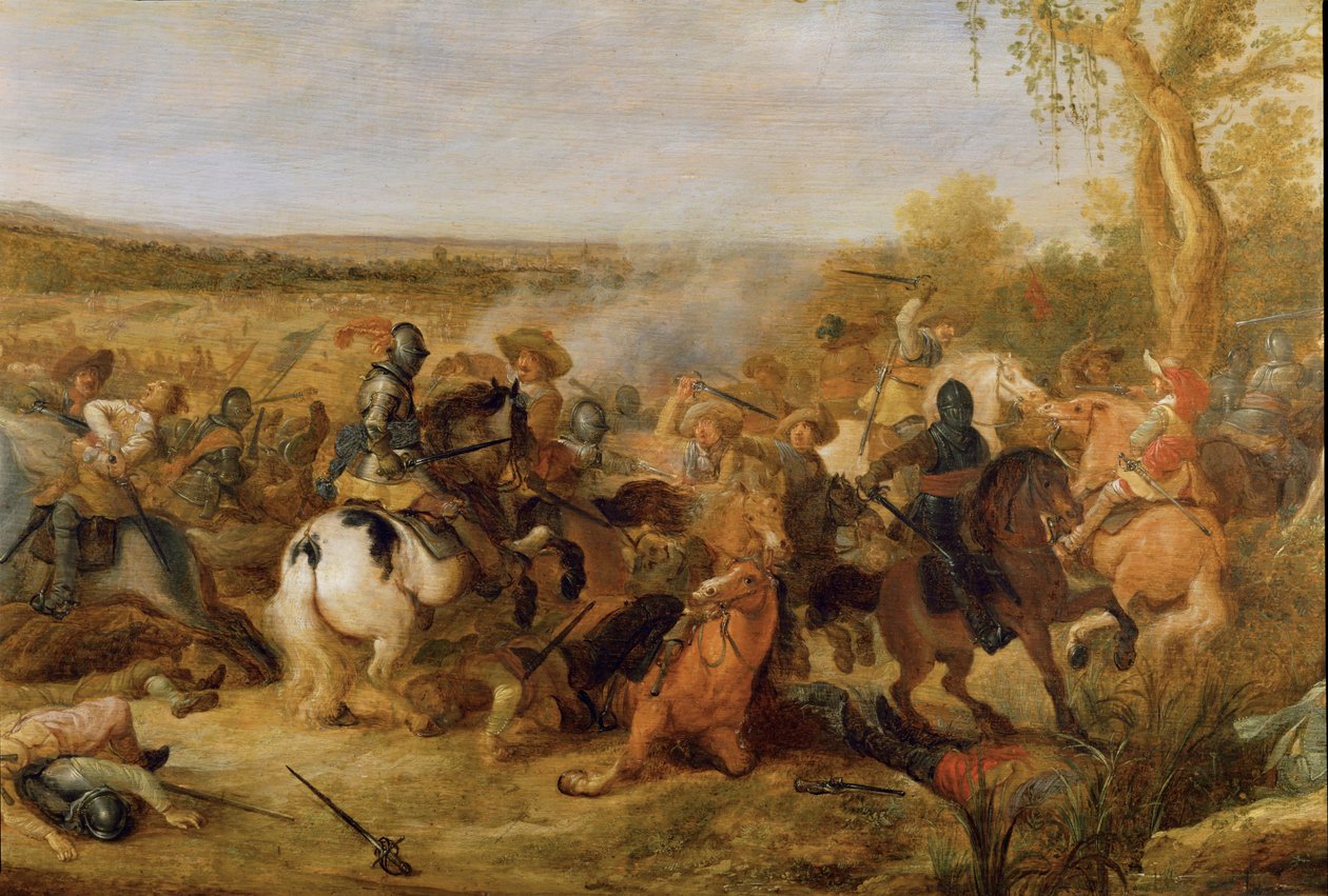 A Battle Scene from the Dutch War of Independence by Dutch School