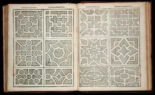 Designs for parterres, from 