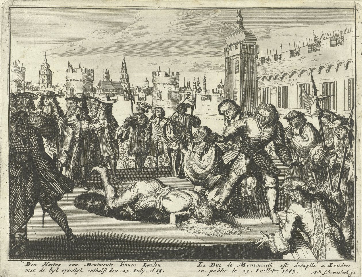 Execution of the Duke of Monmouth, 15th July 1685 by Dutch School