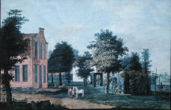 Huntsmen in a Garden Setting, c.1770 by Dutch School