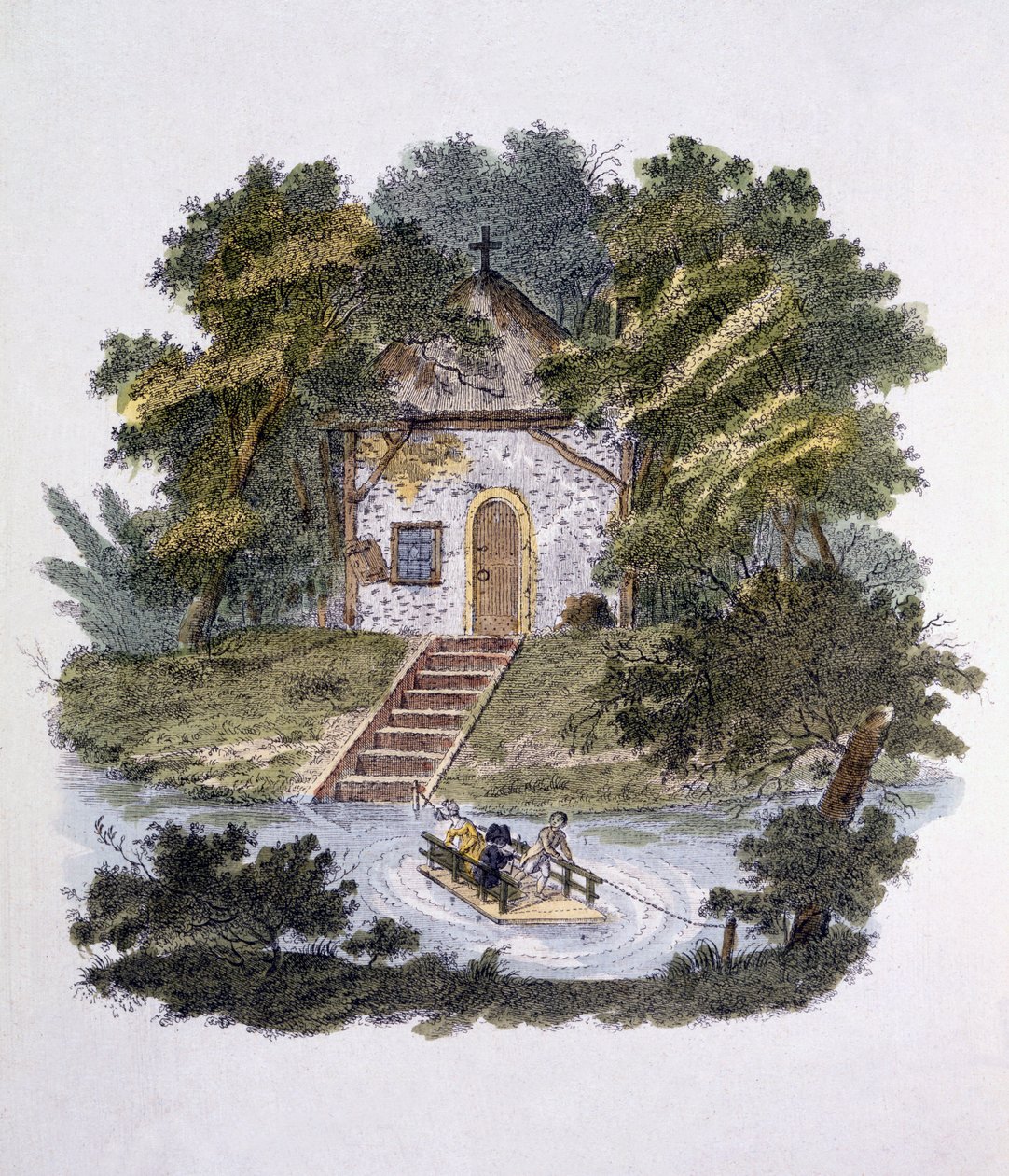 Illustration from Magazine of Garden Gems by G. van Laar, published 1802 by Dutch School