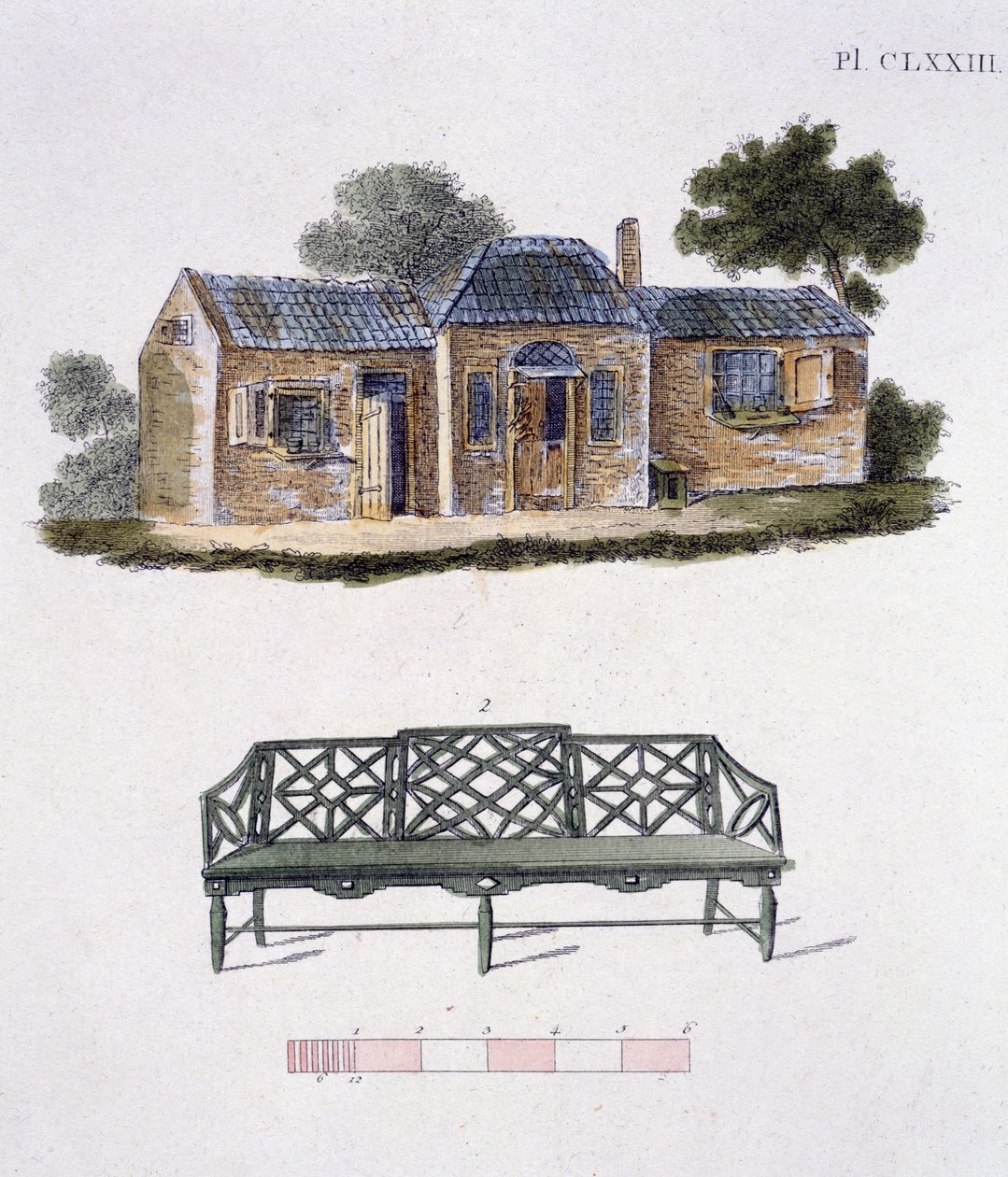 Illustration from the Magazine of Garden Gems by G Van Laar, 1802 by Dutch School
