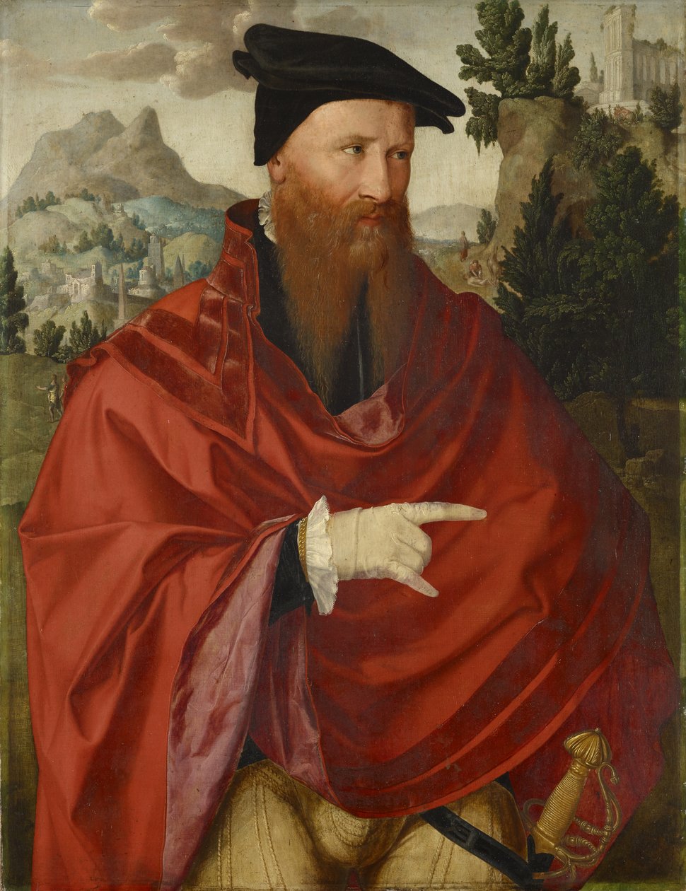 Portrait of the Anabaptist David Joris by Dutch School