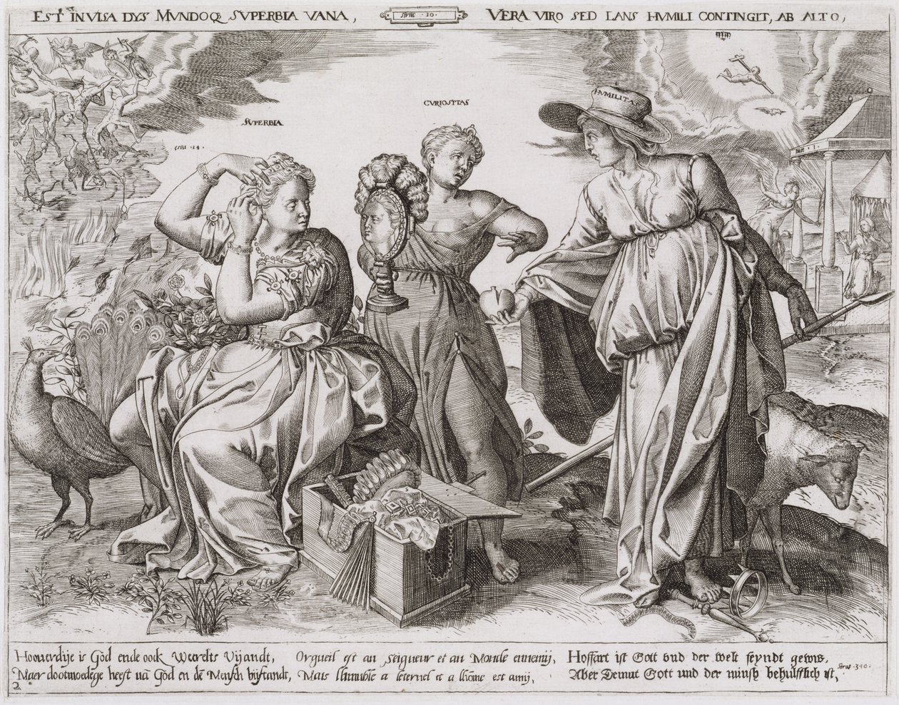 Pride is an Enemy to God and to the World but Humility is the Friend of God and Man by Dutch School