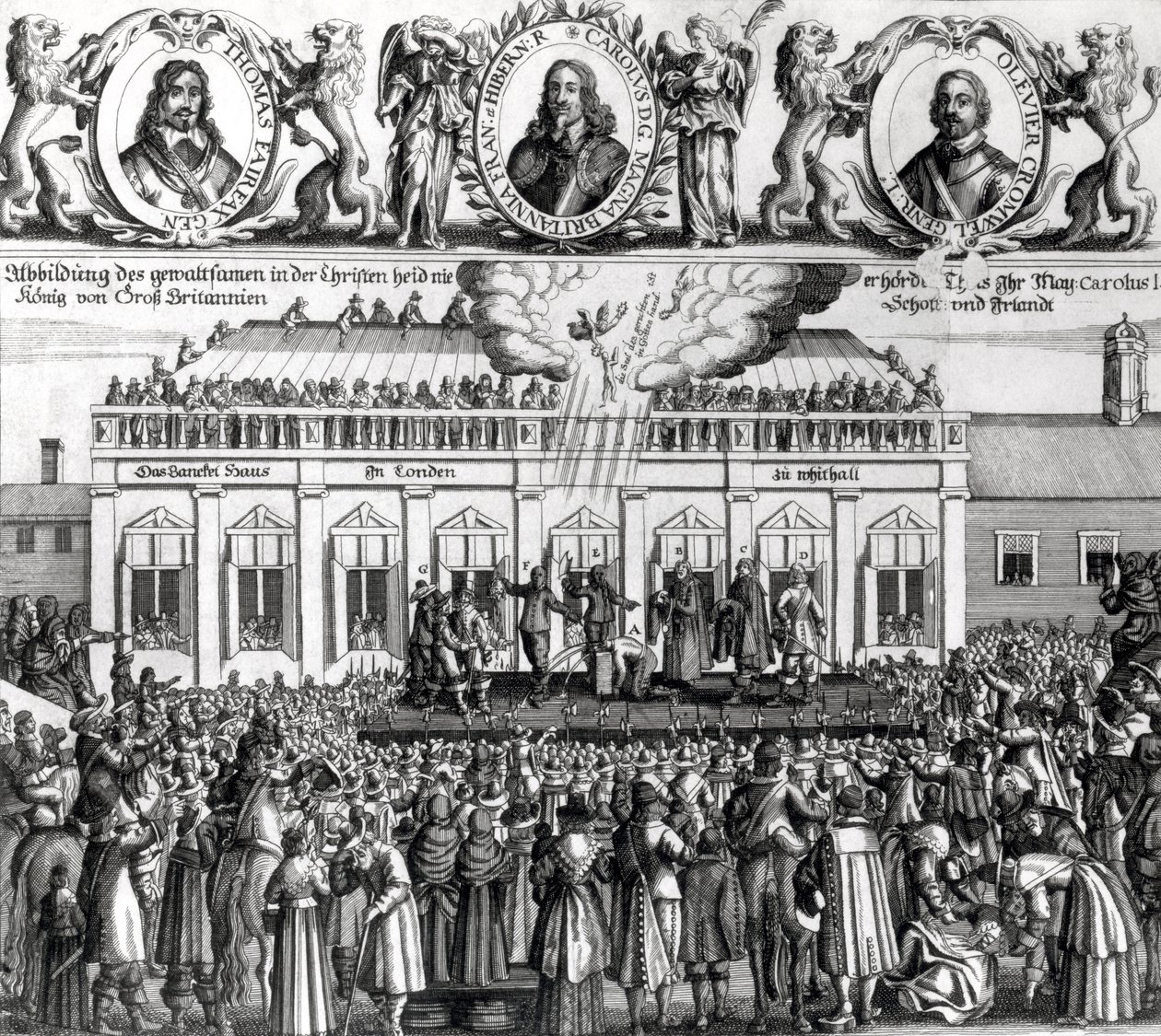 The Beheading of King Charles I, 1649 by Dutch School