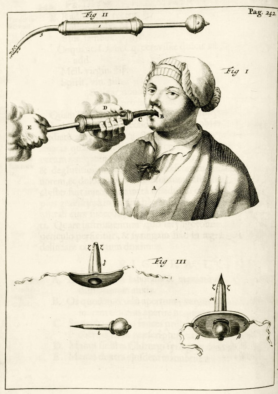 Using a syringe to deliver a purge, from Exercitationes Practicae circa Medendi Methodum by Frederik Dekkers, 1694 by Dutch School