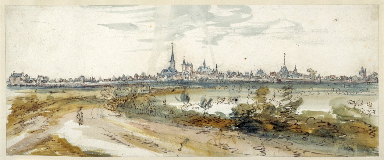 View of Calcar, late 17th century by Dutch School