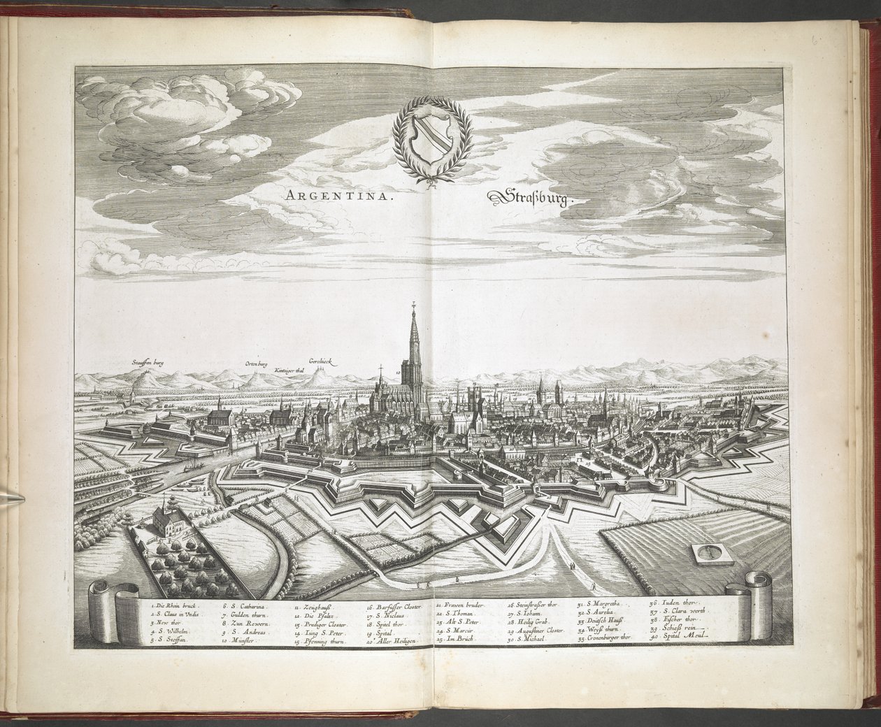 View of Strasbourg, from 