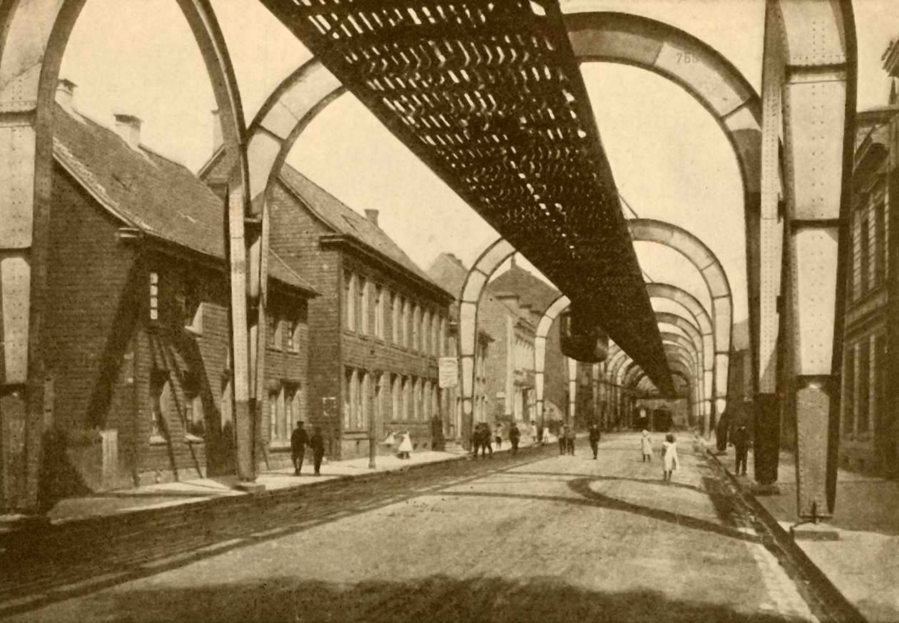 An Electric Suspension Mono-Rail System, 1930 by ENA