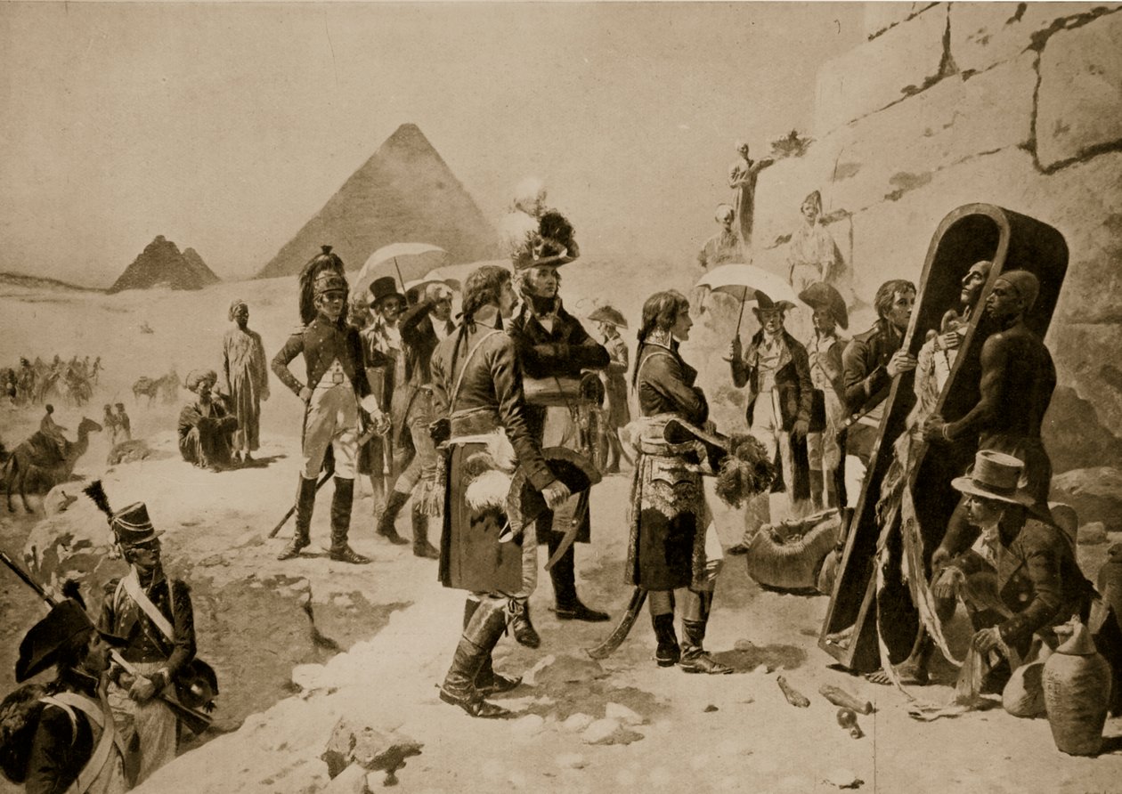 Napoleon in Egypt, illustration from 