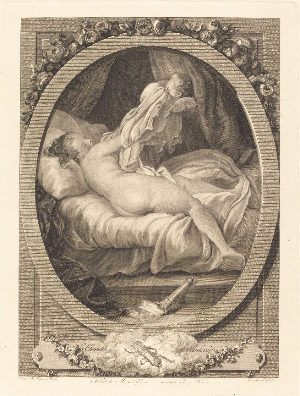The Shirt Removed by E. Guersant after Jean Honoré Fragonard