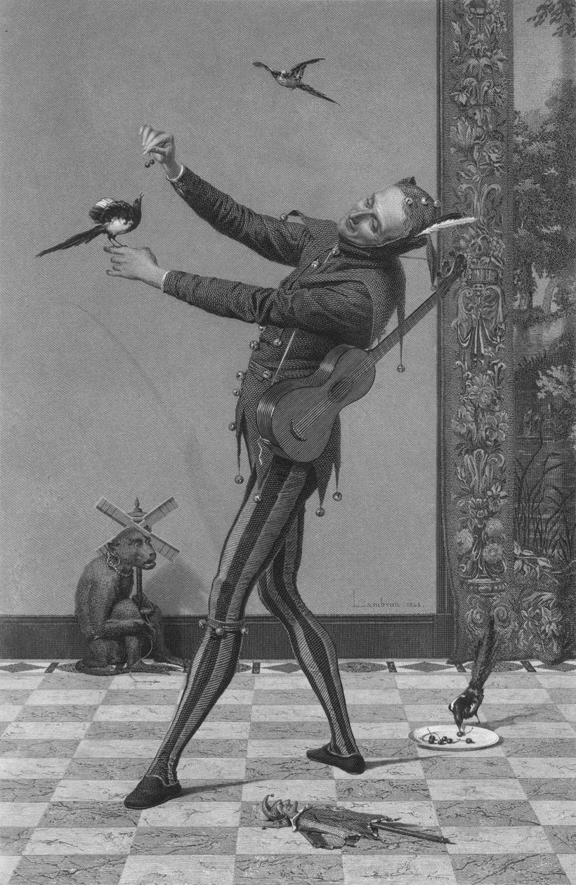 The Jester, 1869 by E. Mohn