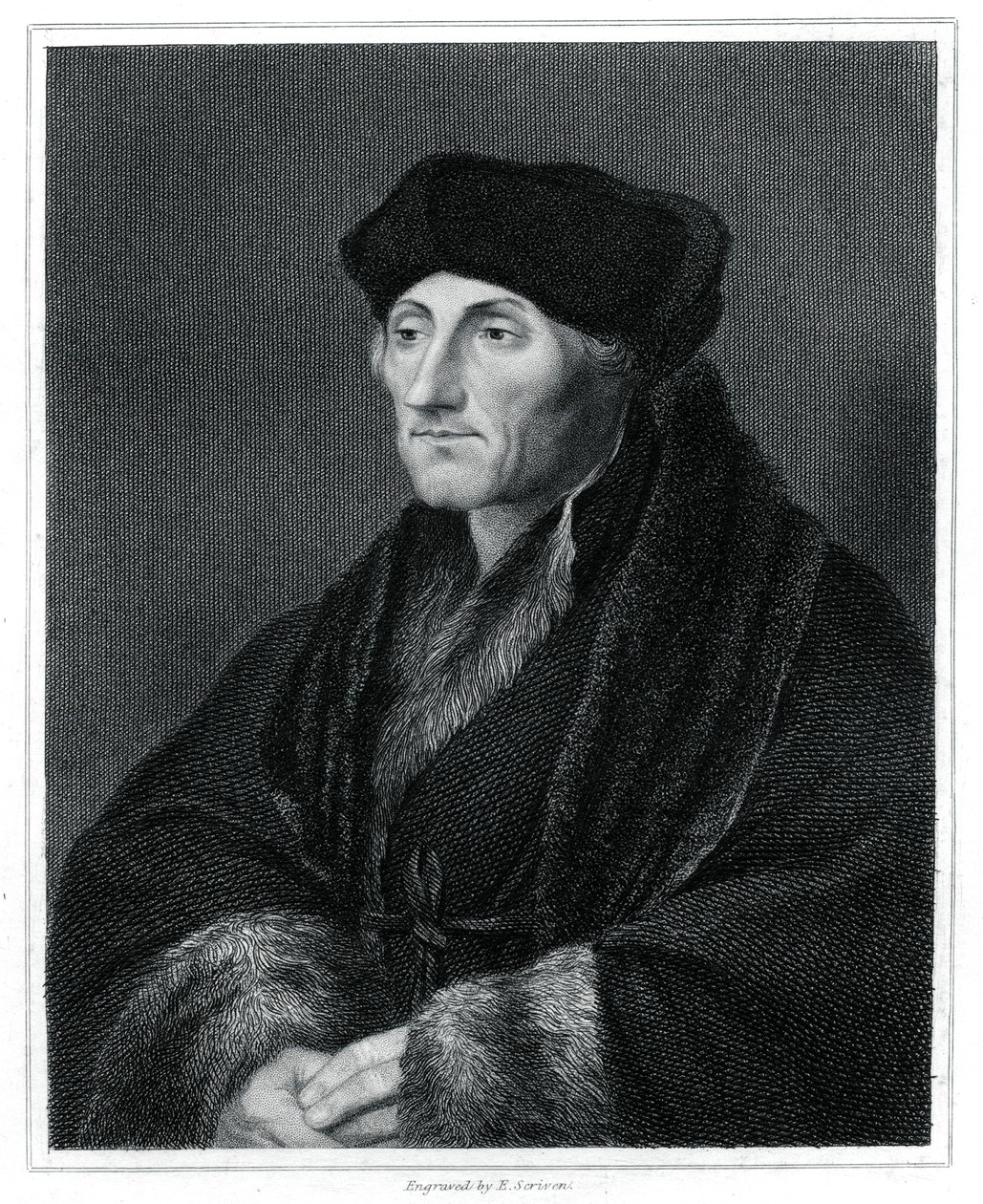 Desiderius Erasmus, Renaissance humanist by E. Scriven
