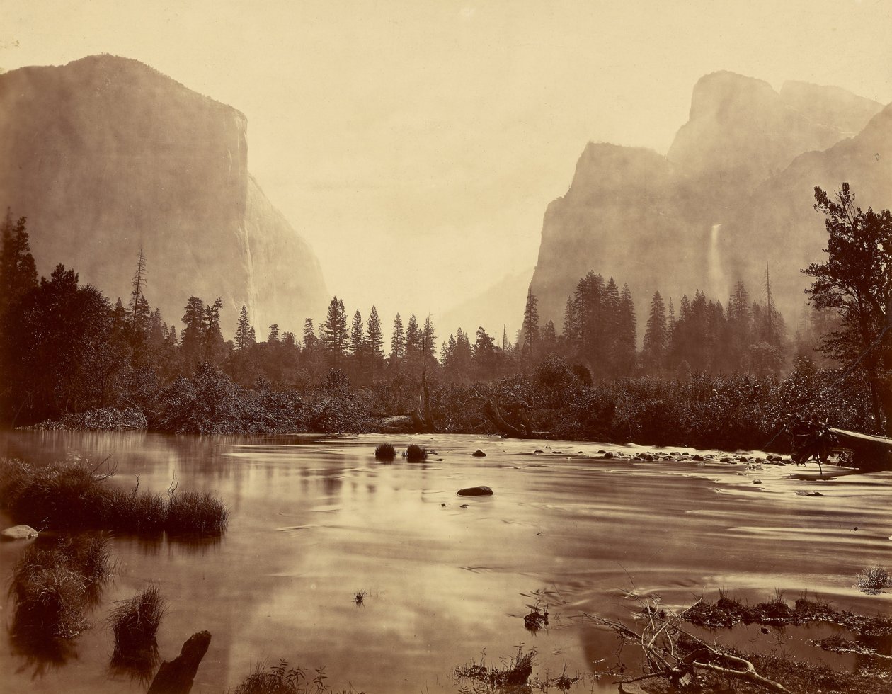 Valley of the Yosemite, from Rocky Ford by Eadweard Muybridge
