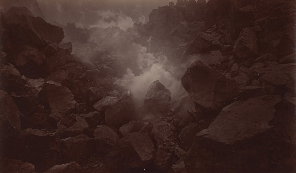Crater of Volcano, Quetzaltenango-Guatemala by Eadweard Muybridge