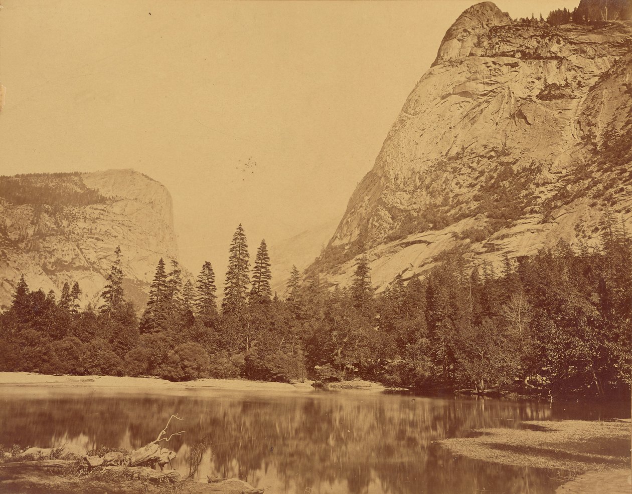 The Old Piute. Valley of the Yosemite by Eadweard J. Muybridge