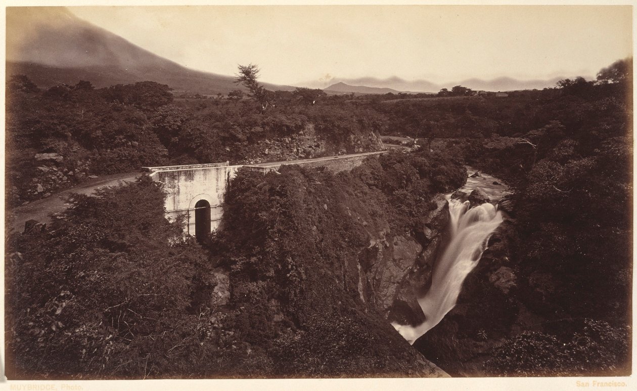 Falls of the Michatoya, Palin, Guatemala by Eadweard Muybridge