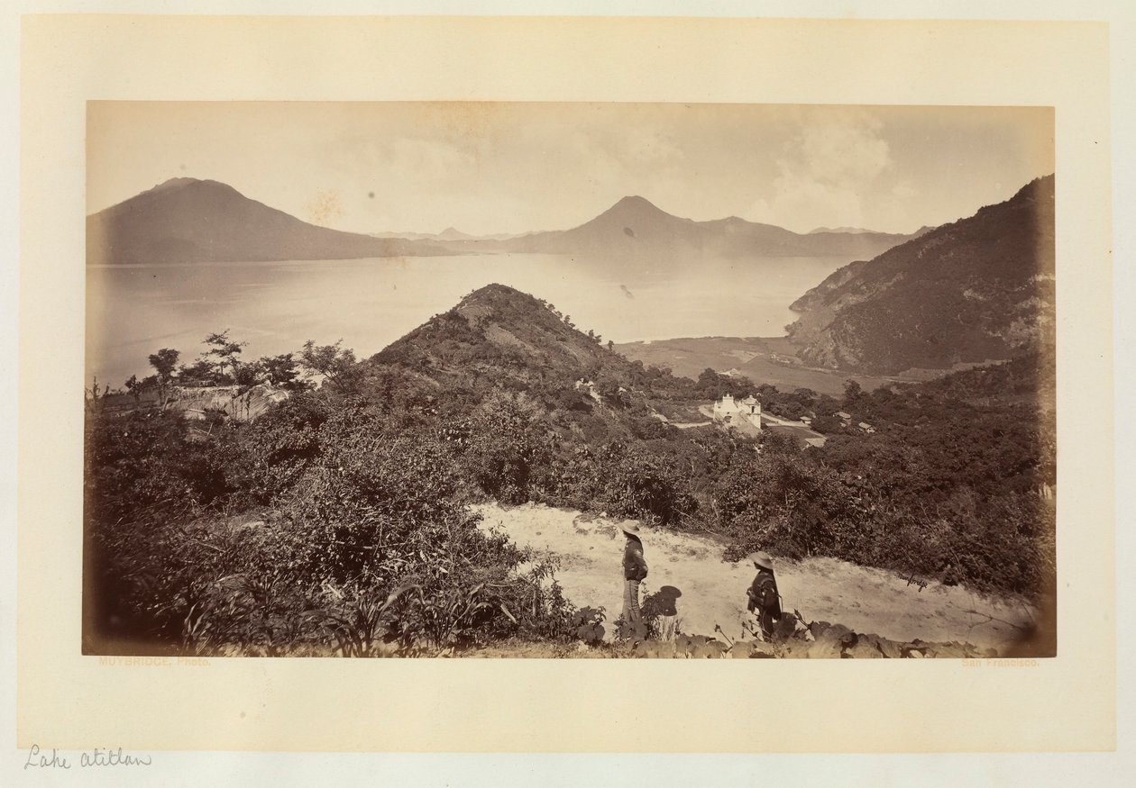 Lake Amatitlán, Guatemala by Eadweard Muybridge
