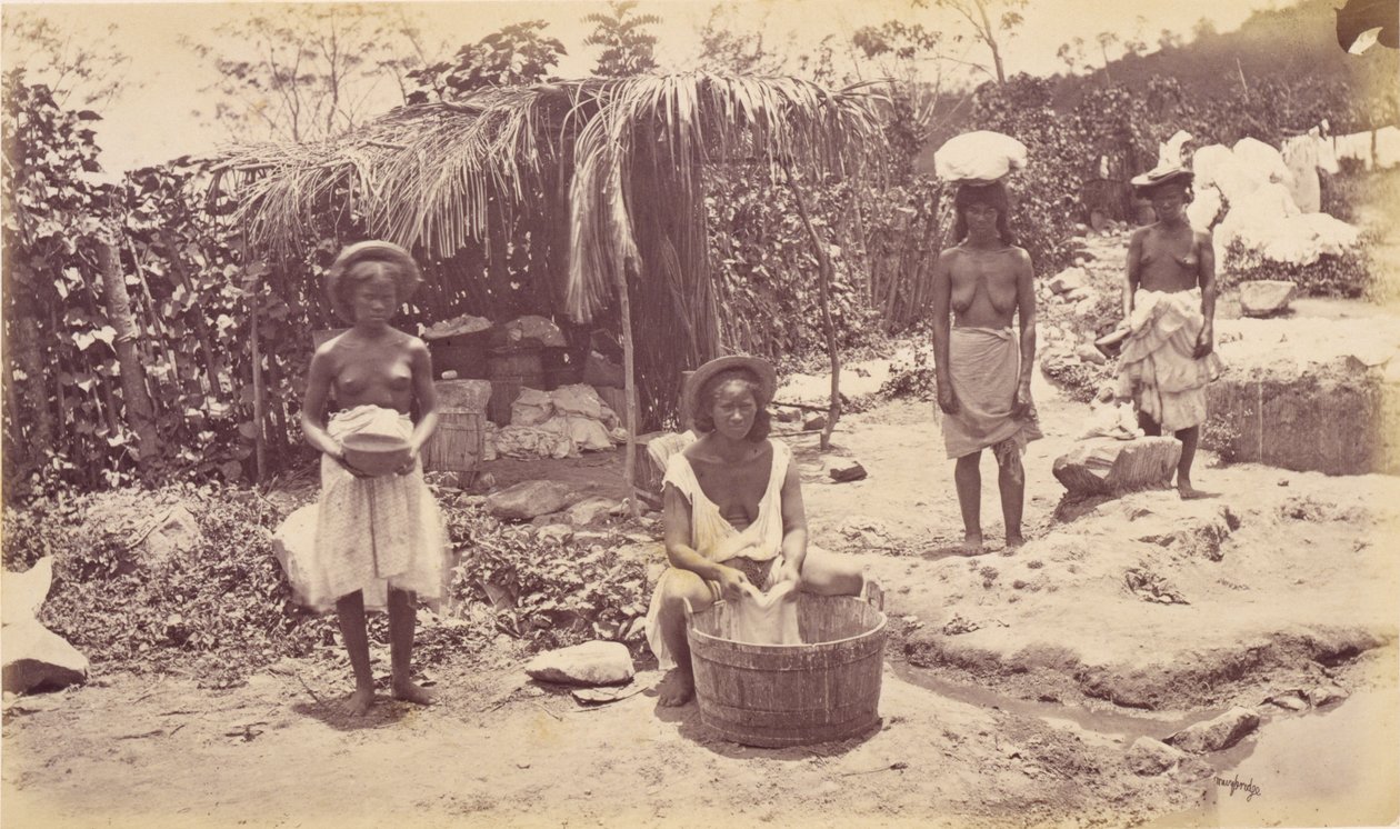 Laundry, Guatemala by Eadweard Muybridge