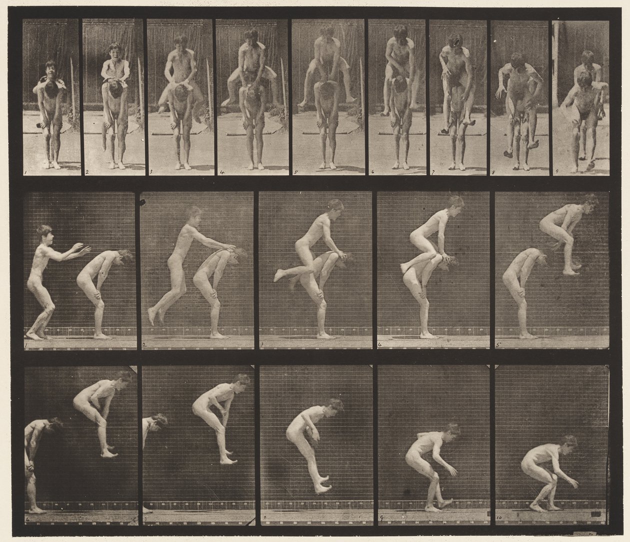 Plate 167. Jumping; Over Boy