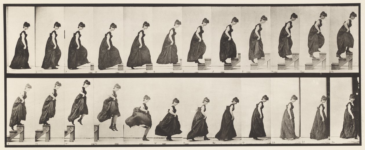 Ascending Steps and Jumping Off by Eadweard Muybridge