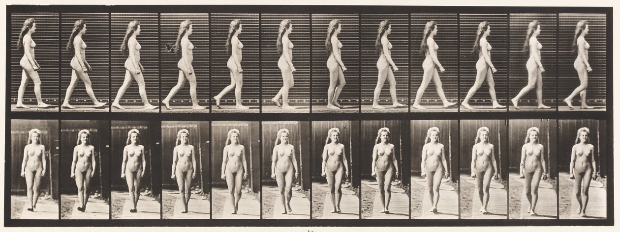 Walking by Eadweard Muybridge