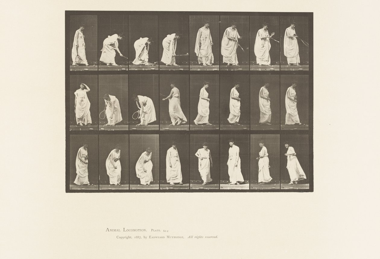 Playing with a Ball by Eadweard Muybridge